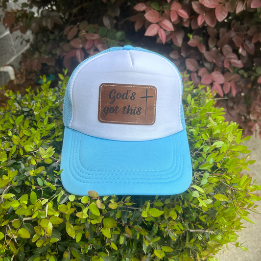 God's Got This - Engraved Leatherette Hat