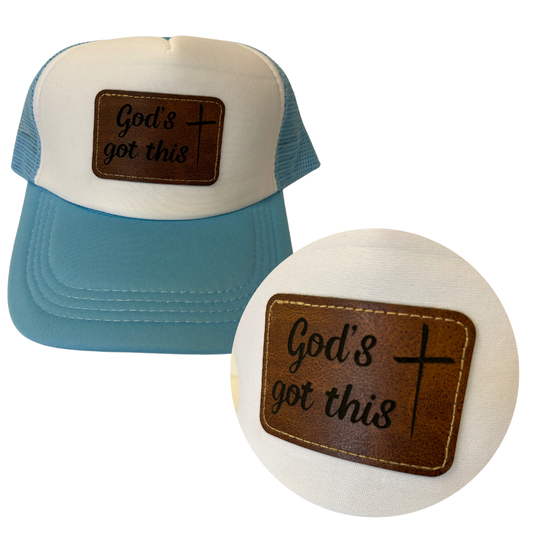 God's Got This - Engraved Leatherette Hat