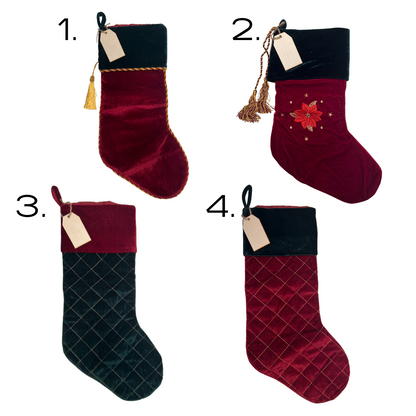 Crafted In SC - Stockings with Customized Name Tags
