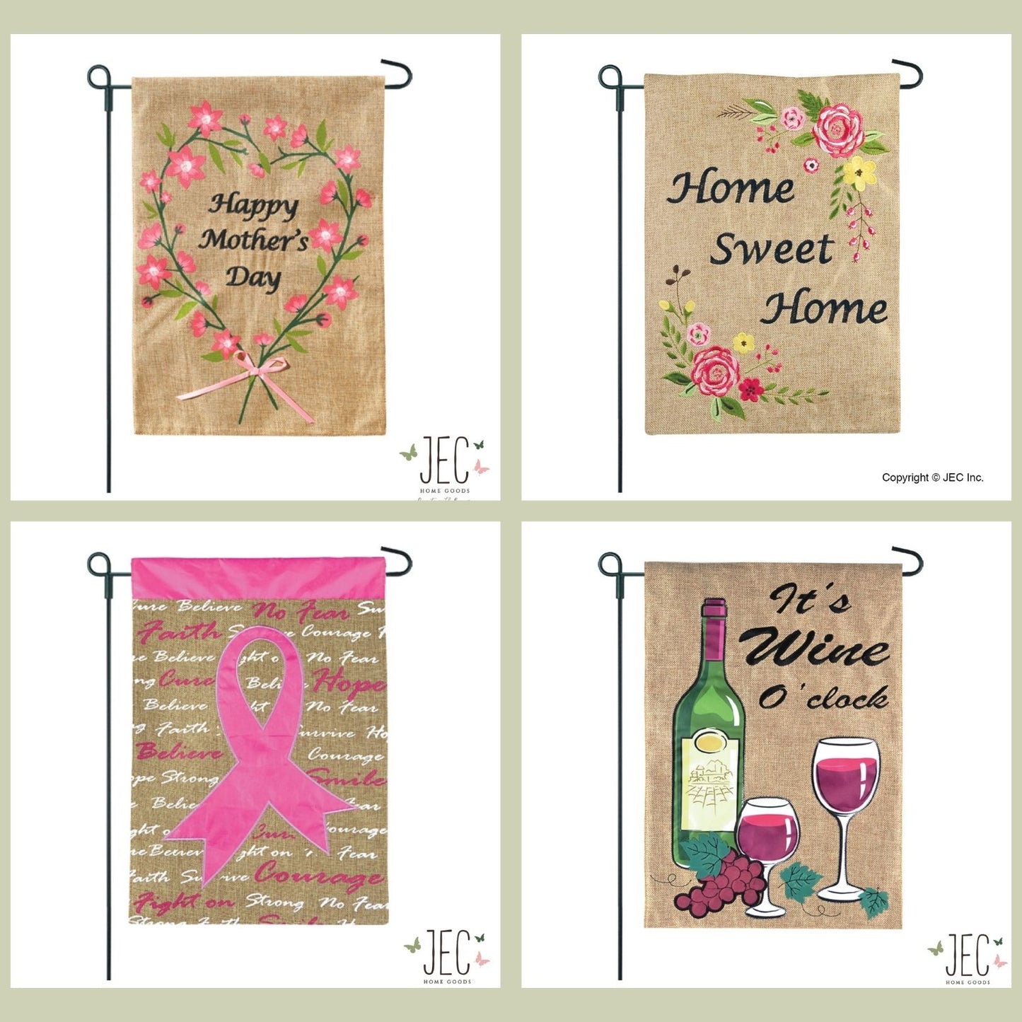 SAVE 29% - Mother's Day 2-Sided Garden Flag Bundle
